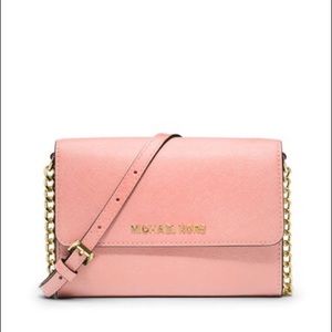 Michael Kors jet set travel saffiano crossbody